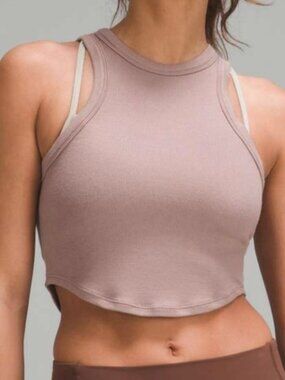 Lululemon Hold Tight Cropped Tank Top